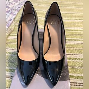 Black JLo heels, worn once.